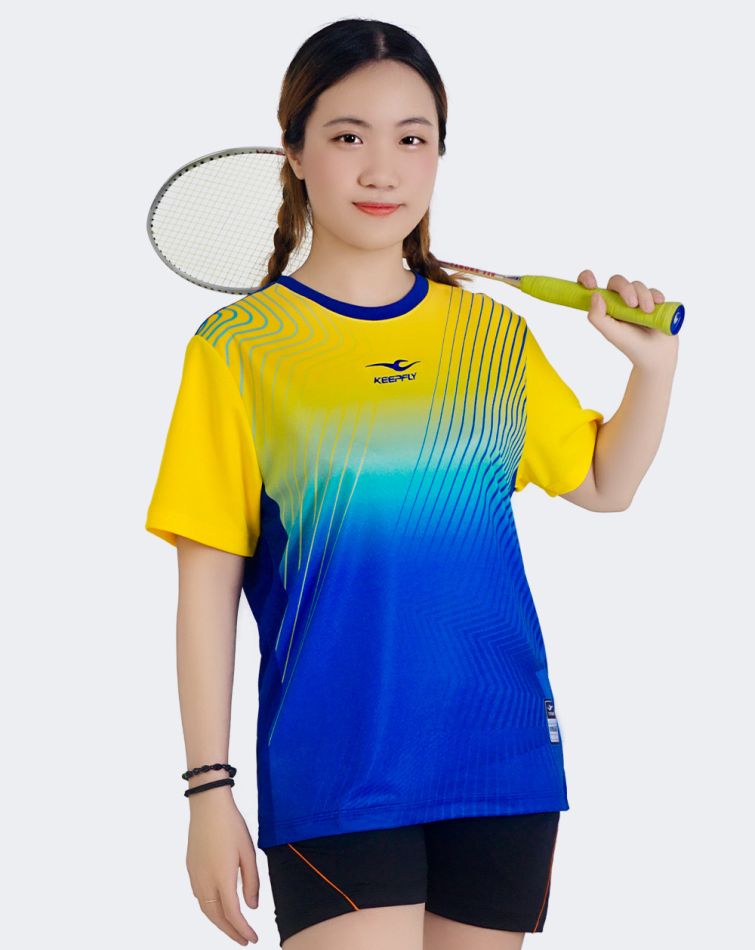 Áo cầu lông nữ BA003 Bích