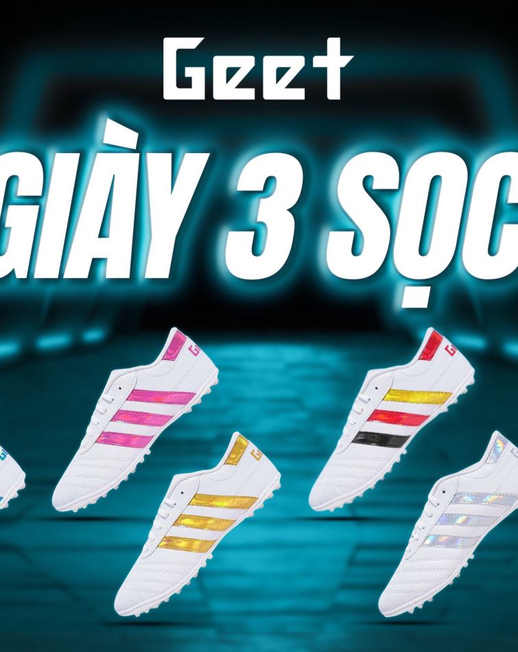 Giày bóng đá 3 sọc GEET