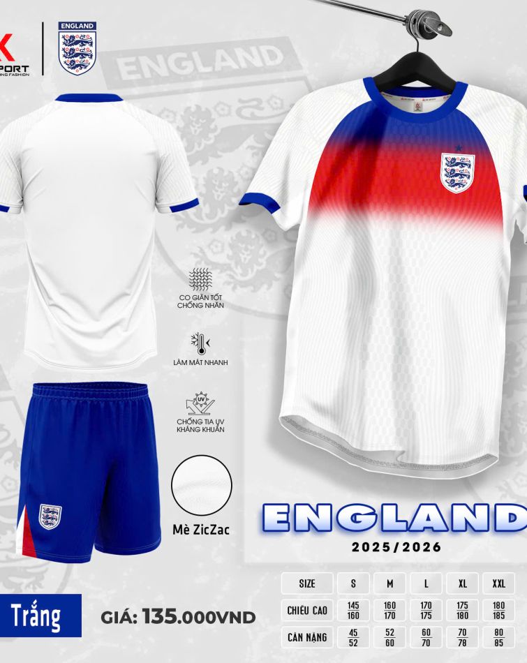 QUẦN ÁO CLB ENGLAND