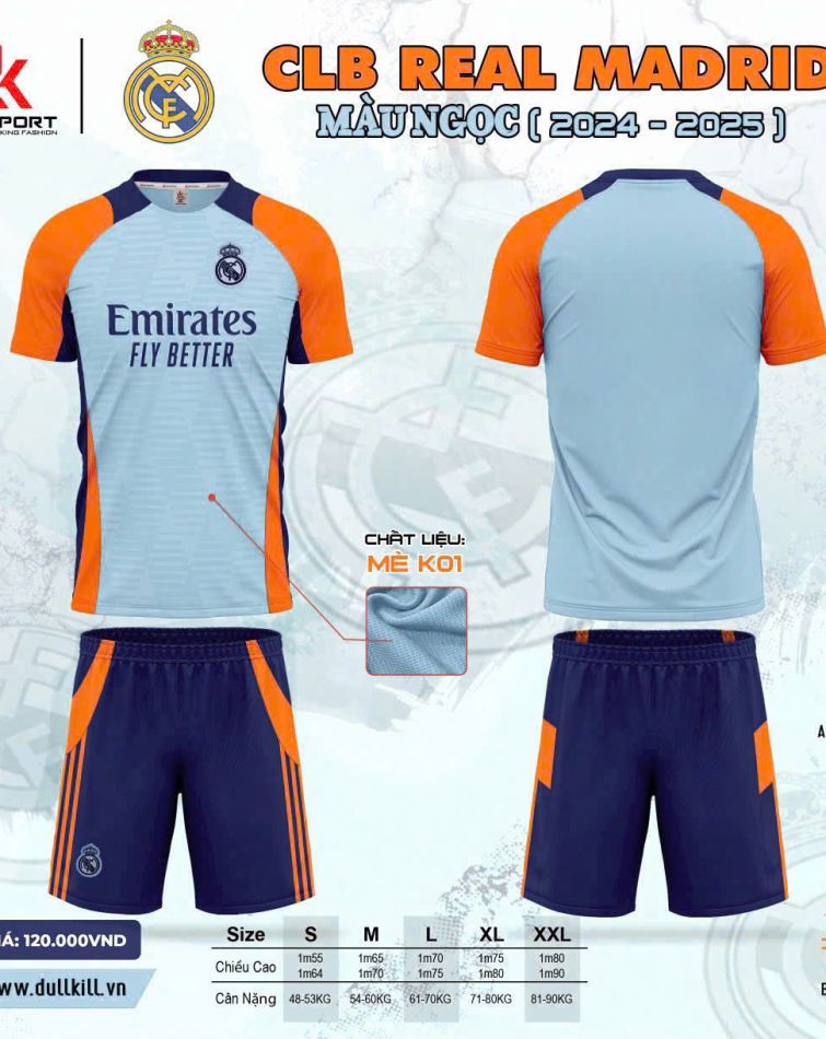 QUẦN ÁO CLB REAL MADRID