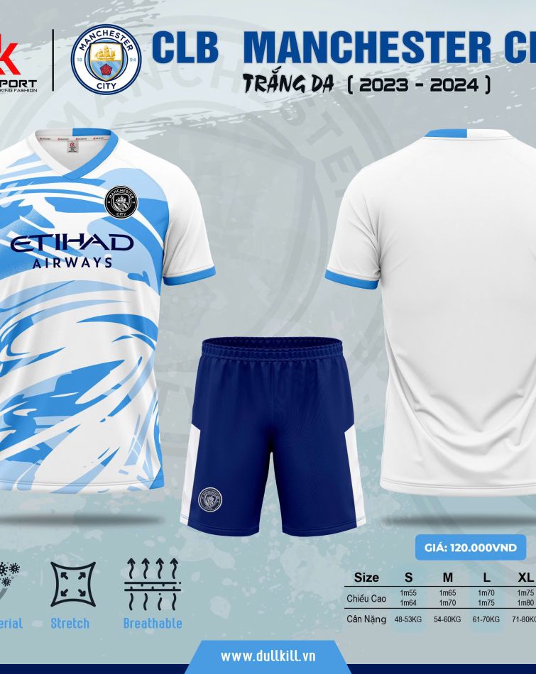 QUẦN ÁO CLB MANCHESTER CITY