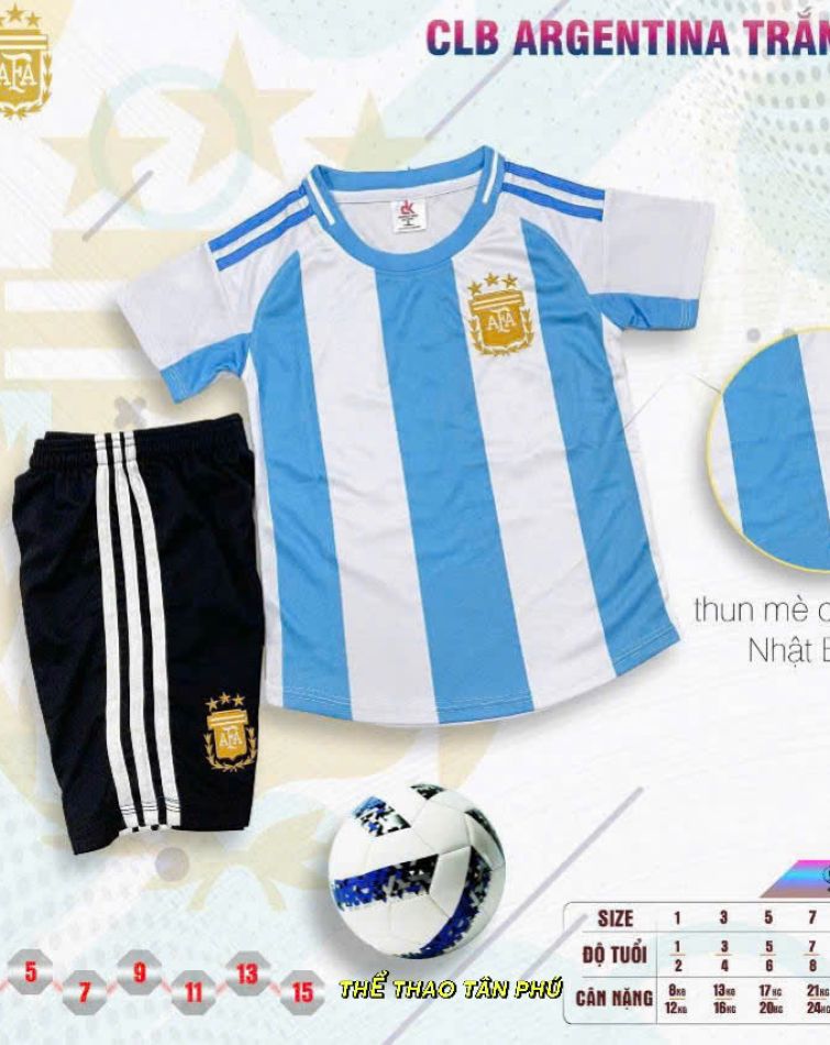 QUẦN ÁO KID CLB ARGENTINA