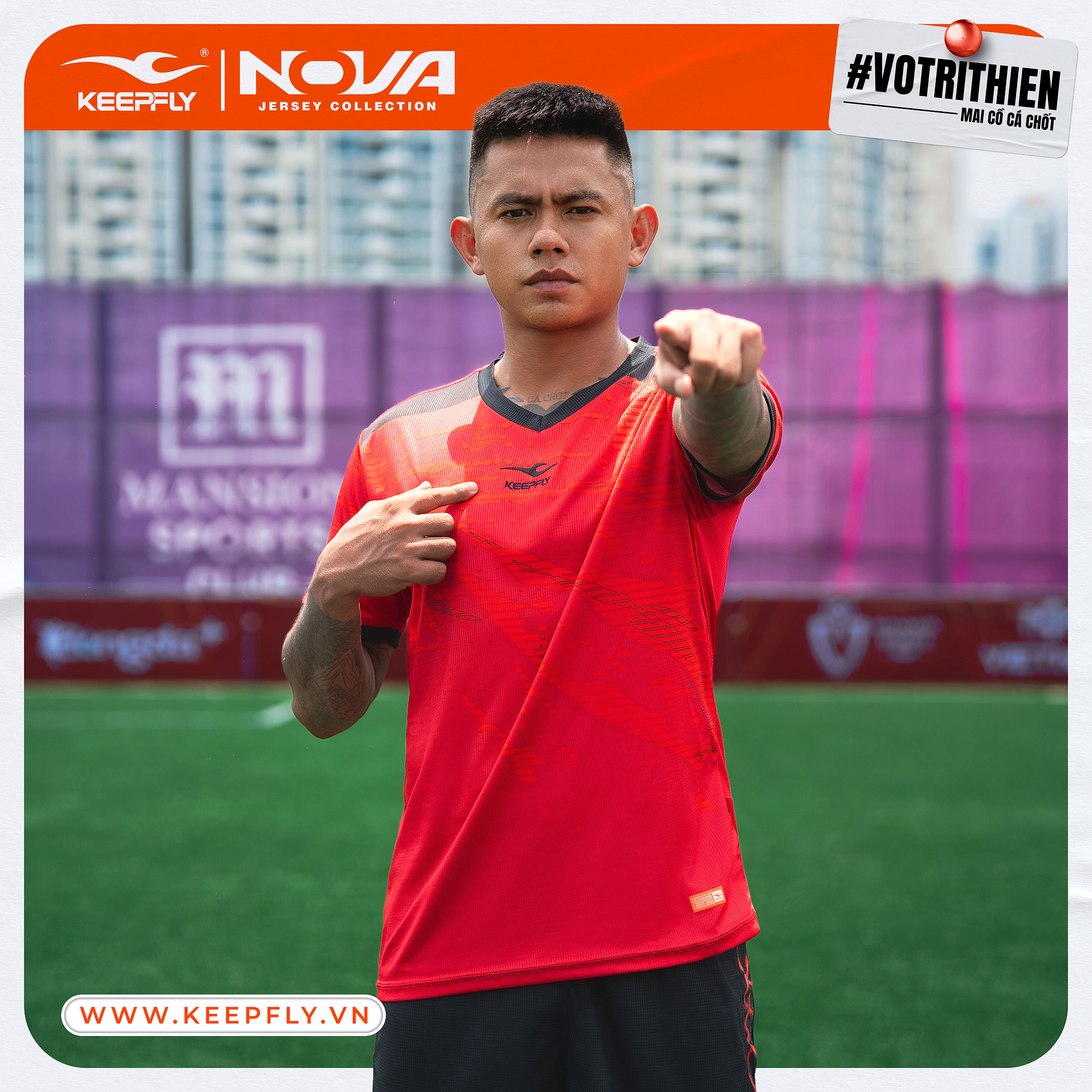 bộ áo bóng đá nova đỏ