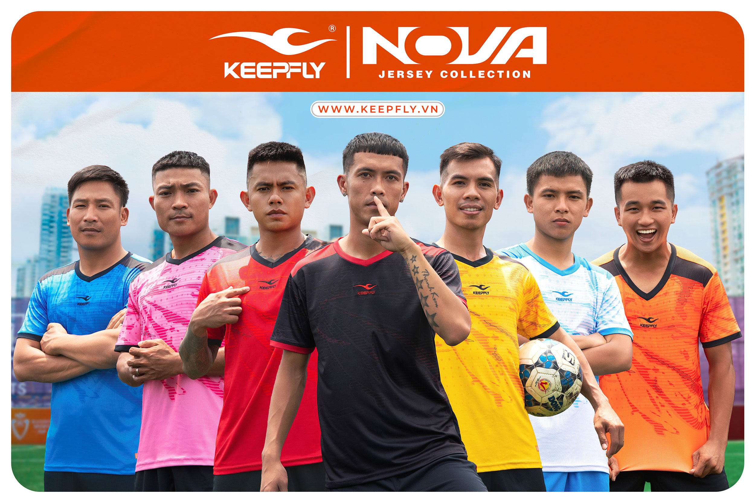 bộ áo bóng đá nova